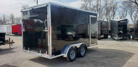 New 2025 AlcomStealth 7.5x14 (7.4x14) All Aluminum Enclosed Cargo Trailer