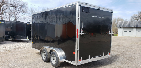 New 2025 AlcomStealth 7.5x14 (7.4x14) All Aluminum Enclosed Cargo Trailer