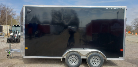 New 2025 AlcomStealth 7.5x14 (7.4x14) All Aluminum Enclosed Cargo Trailer