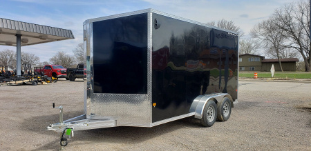 New 2025 AlcomStealth 7.5x14 (7.4x14) All Aluminum Enclosed Cargo Trailer