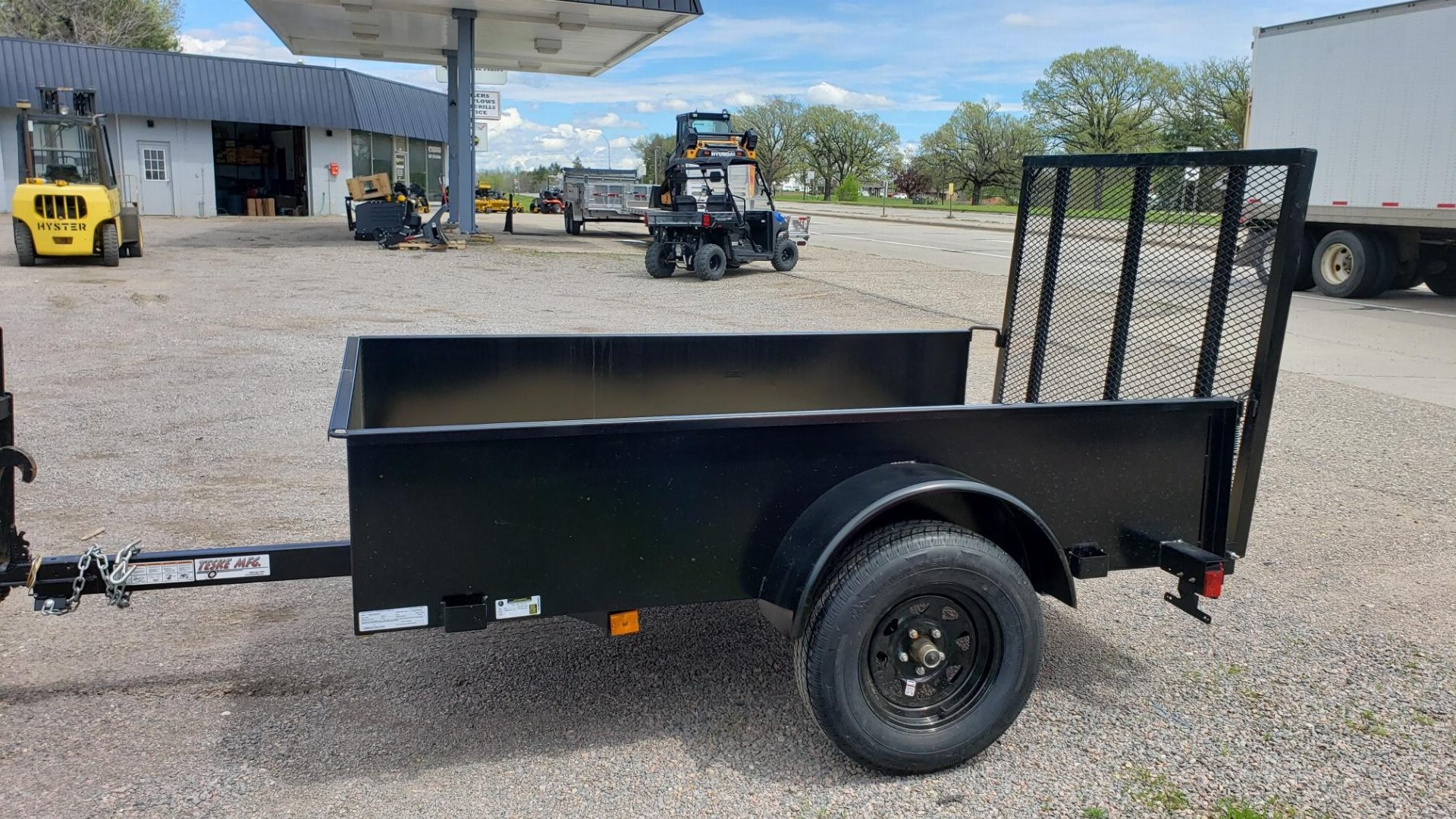 New 2025 TESKE MANUFACTURING 5x8 High Side Utility Trailer