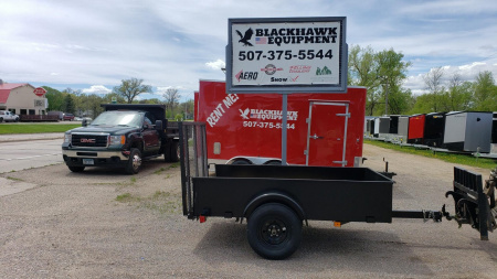 New 2025 TESKE MANUFACTURING 5x8 High Side Utility Trailer