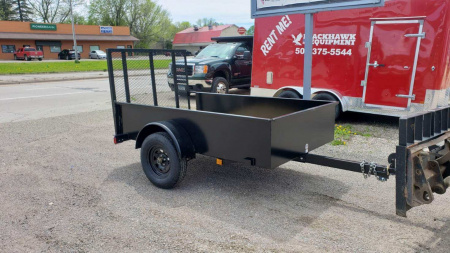 New 2025 TESKE MANUFACTURING 5x8 High Side Utility Trailer