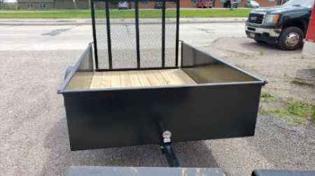 New 2025 TESKE MANUFACTURING 5x8 High Side Utility Trailer