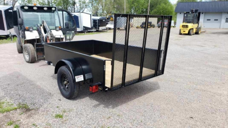 New 2025 TESKE MANUFACTURING 5x8 High Side Utility Trailer