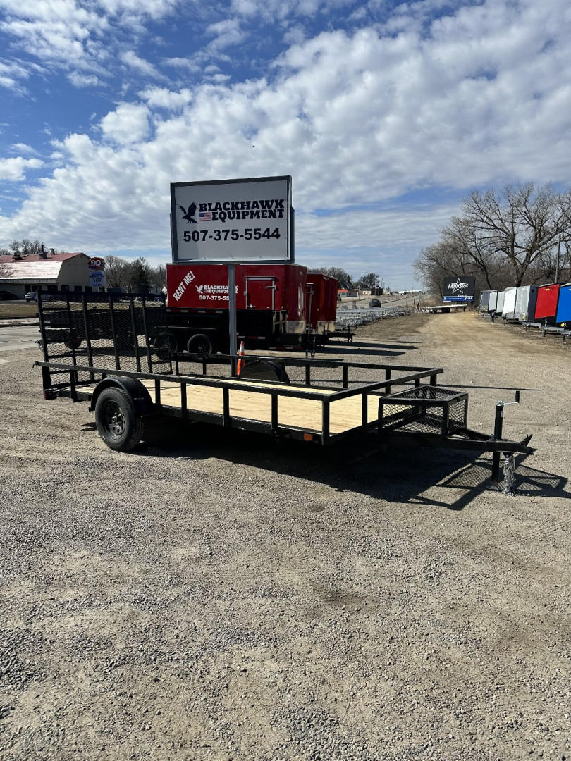 New 2025 Carry-On 7X14 HD Steel Frame Wood Deck Utility Trailer