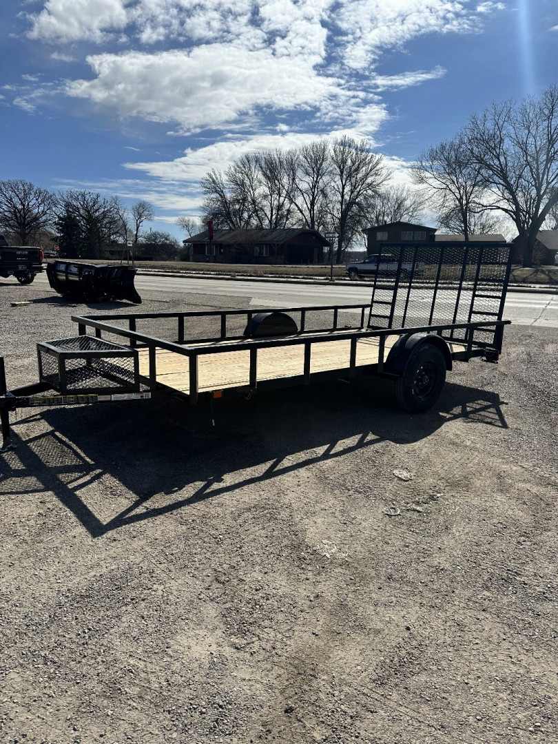 New 2025 Carry-On 7X14 HD Steel Frame Wood Deck Utility Trailer