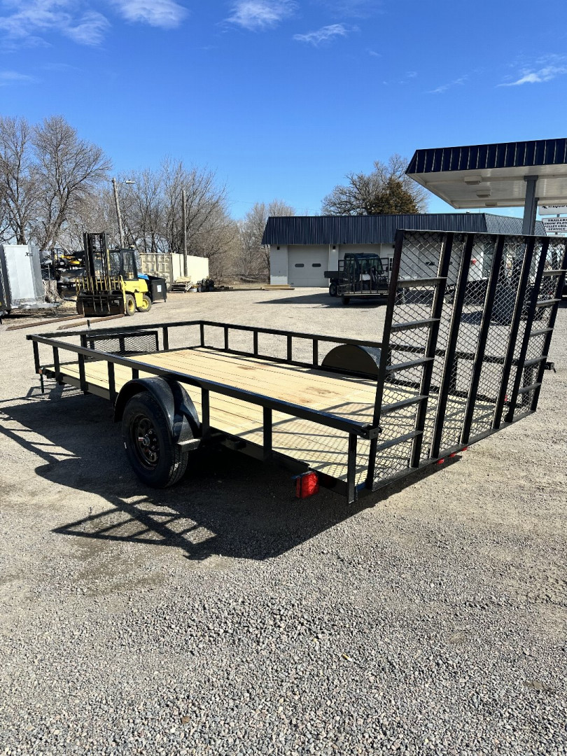 New 2025 Carry-On 7X14 HD Steel Frame Wood Deck Utility Trailer