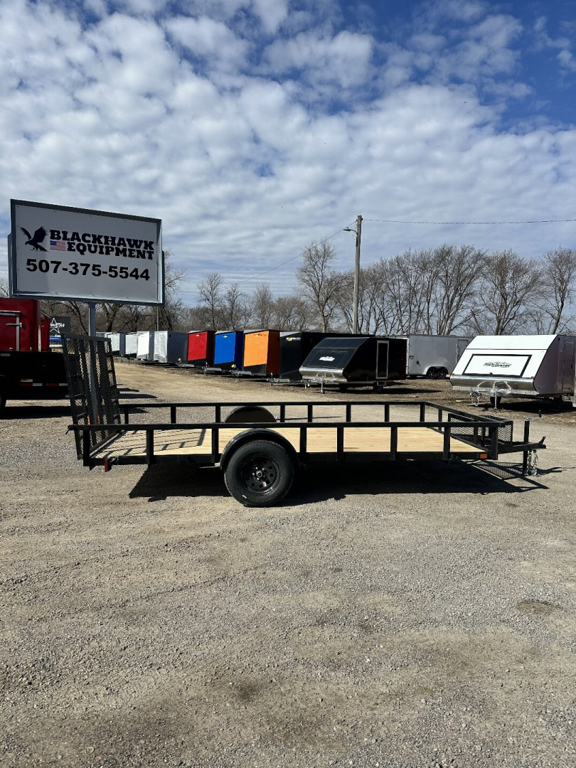 New 2025 Carry-On 7X14 HD Steel Frame Wood Deck Utility Trailer