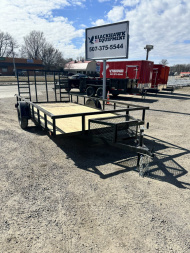 New 2025 Carry-On 7X14 HD Steel Frame Wood Deck Utility Trailer