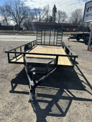 New 2025 Carry-On 7X14 HD Steel Frame Wood Deck Utility Trailer