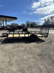 New 2025 Carry-On 7X14 HD Steel Frame Wood Deck Utility Trailer