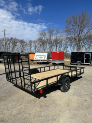 New 2025 Carry-On 7X14 HD Steel Frame Wood Deck Utility Trailer