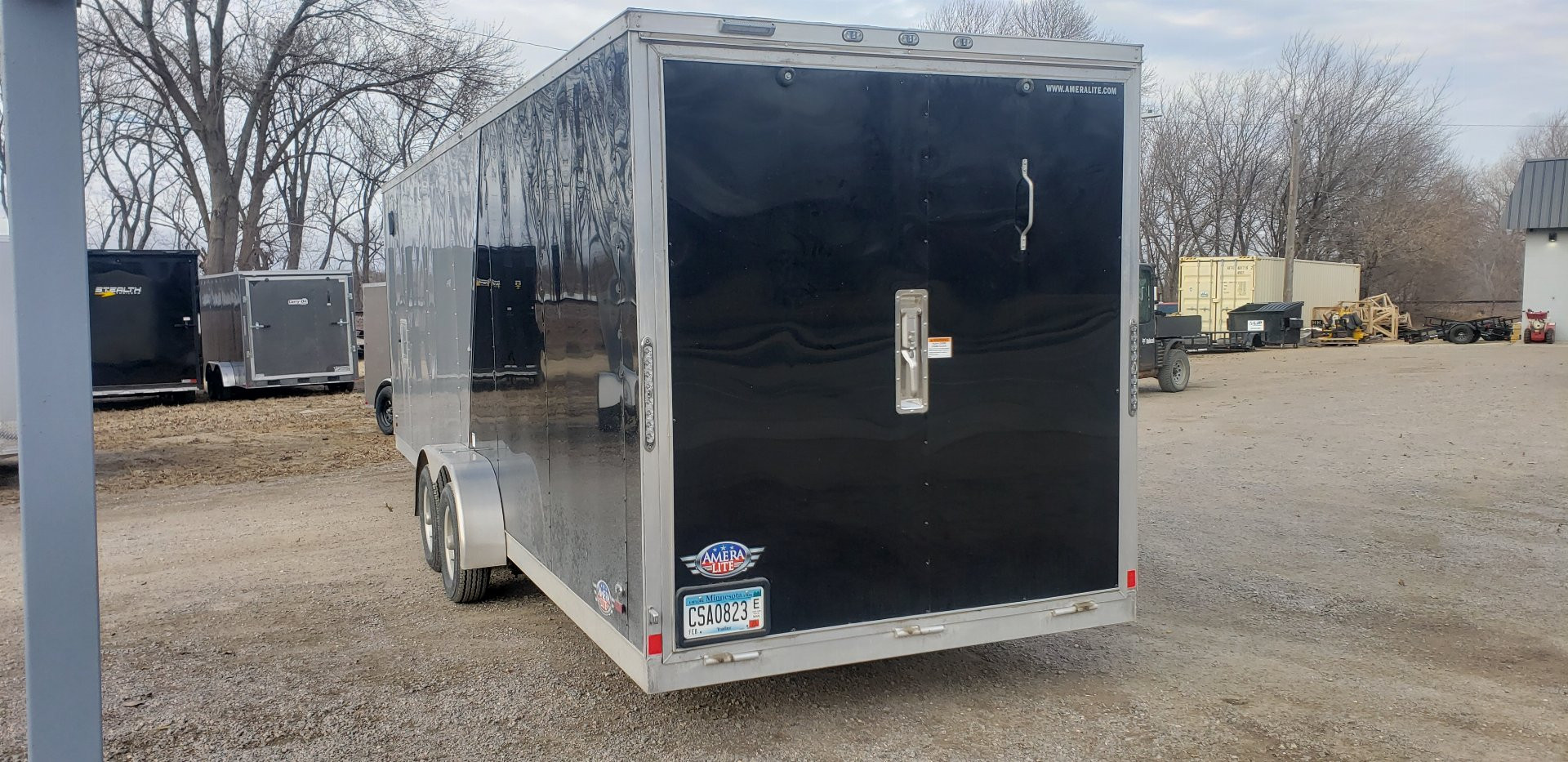 New 2023 Amera-Lite 7x29 Snowmobile Trailer/Enclosed Cargo Trailer