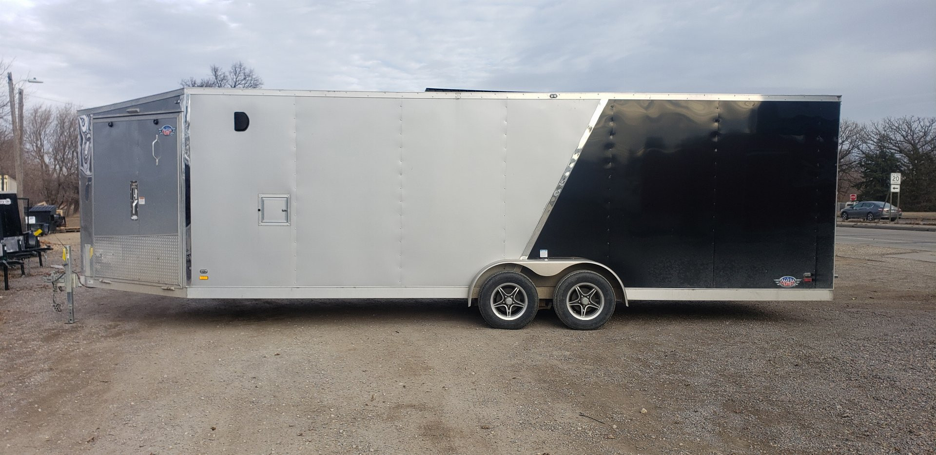 New 2023 Amera-Lite 7x29 Snowmobile Trailer/Enclosed Cargo Trailer