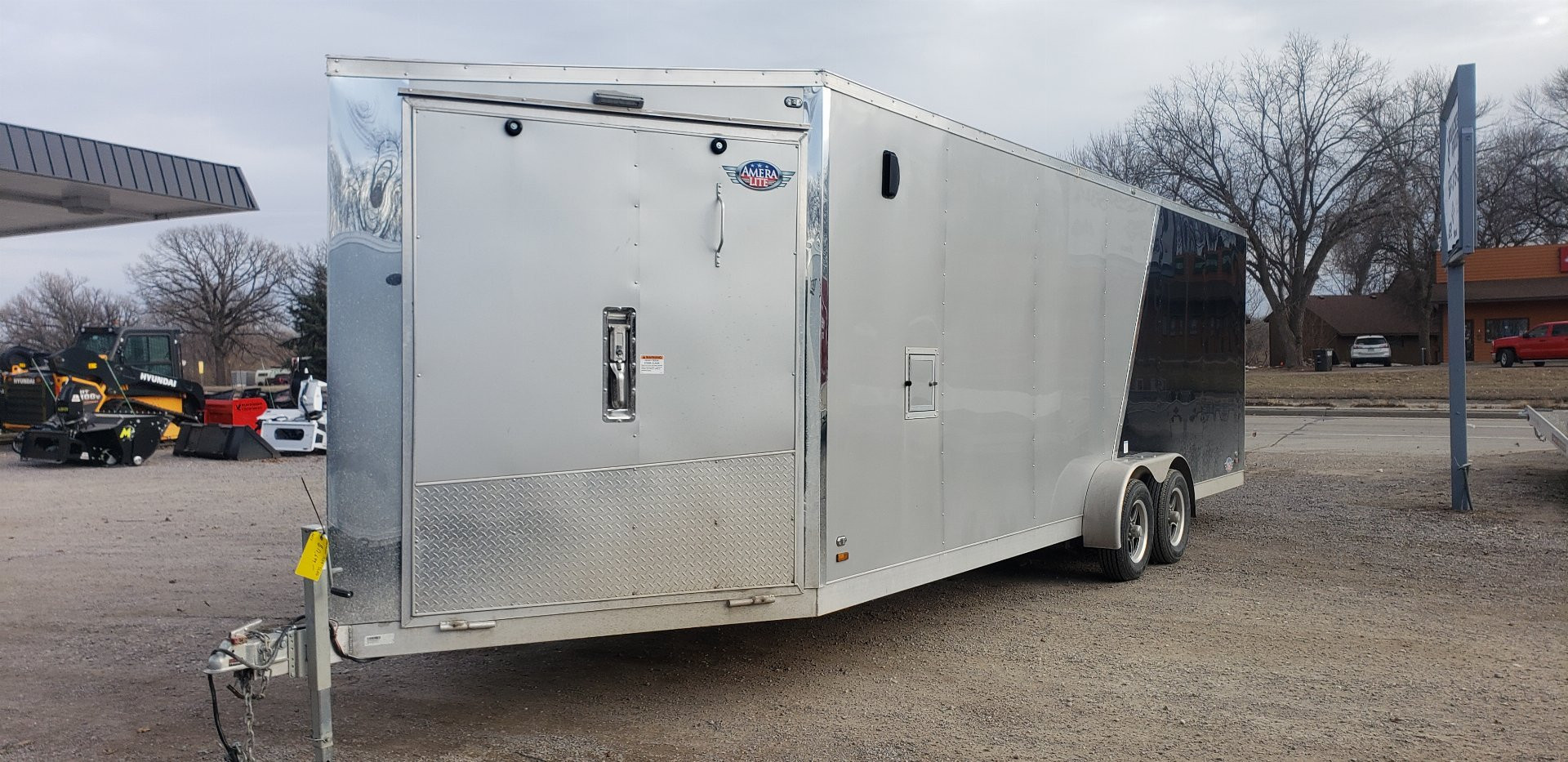 New 2023 Amera-Lite 7x29 Snowmobile Trailer/Enclosed Cargo Trailer