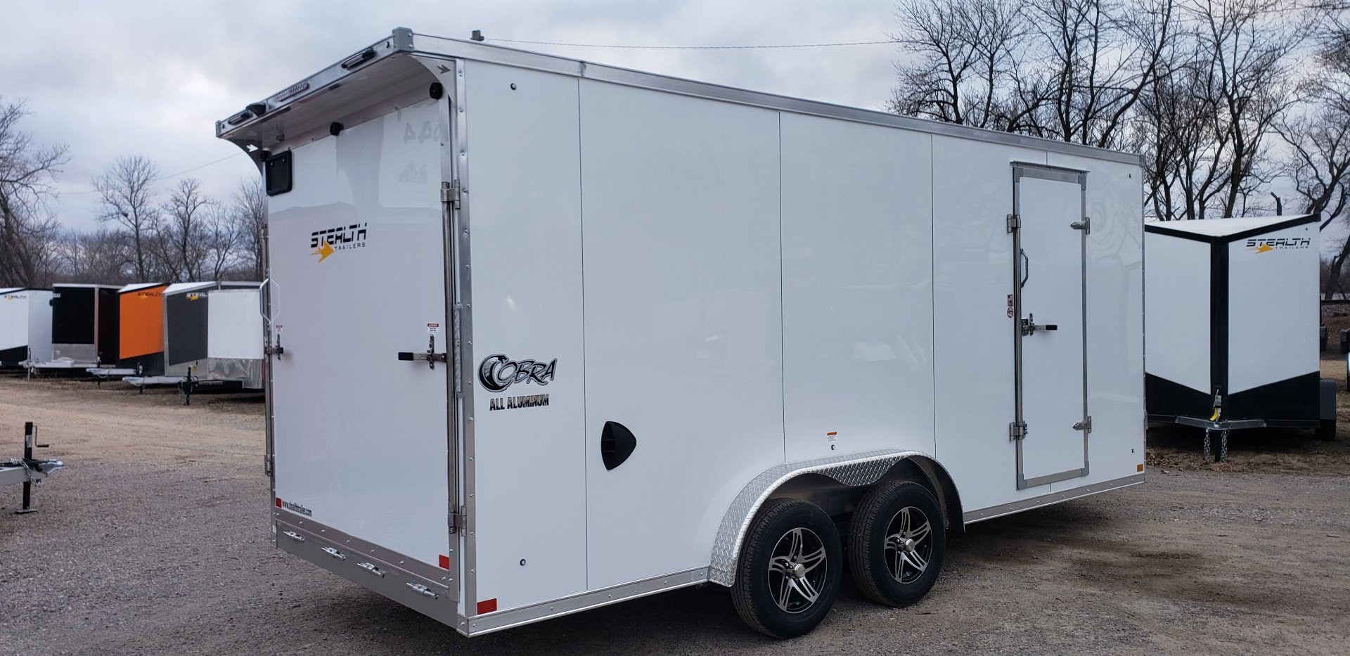 New 2025 STEALTH TRAILERS 7.5x18 Cobra Enclosed Cargo UTV Trailer