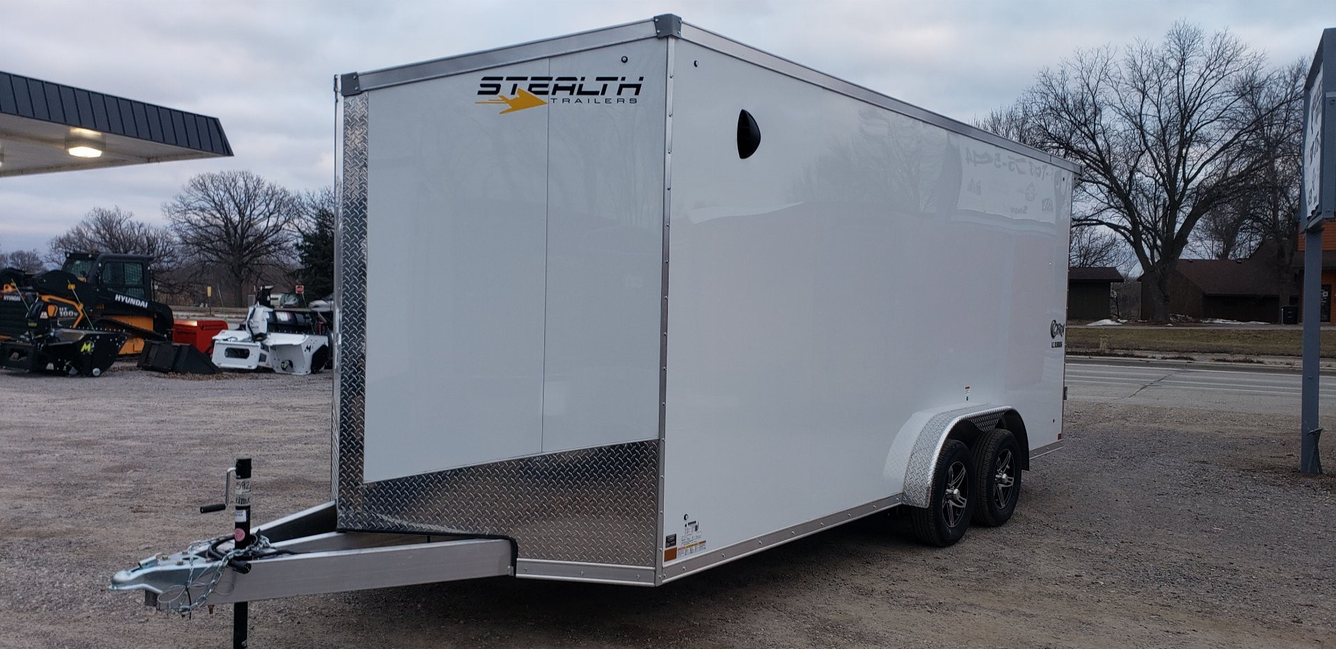 New 2025 STEALTH TRAILERS 7.5x18 Cobra Enclosed Cargo UTV Trailer