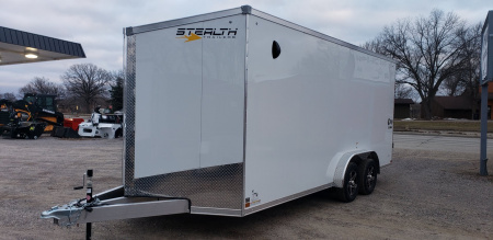 New 2025 STEALTH TRAILERS 7.5x18 Cobra Enclosed Cargo UTV Trailer