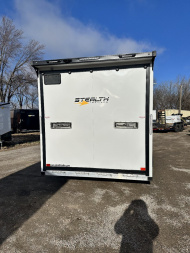 New 2025 Stealth Trailers 7.5x19 Predator Aluminum Snowmobile Trailer