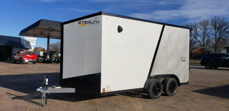 New 2025 STEALTH TRAILERS 7.5x14 Aluminum Cobra Enclosed Cargo / Enclosed Trailer