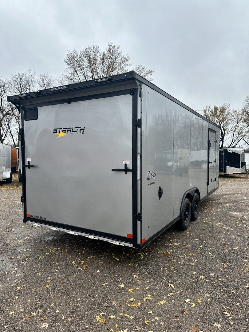 New 2025 STEALTH TRAILERS 8.5x22 Cobra Aluminum Enclosed Cargo / Enclosed Trailer
