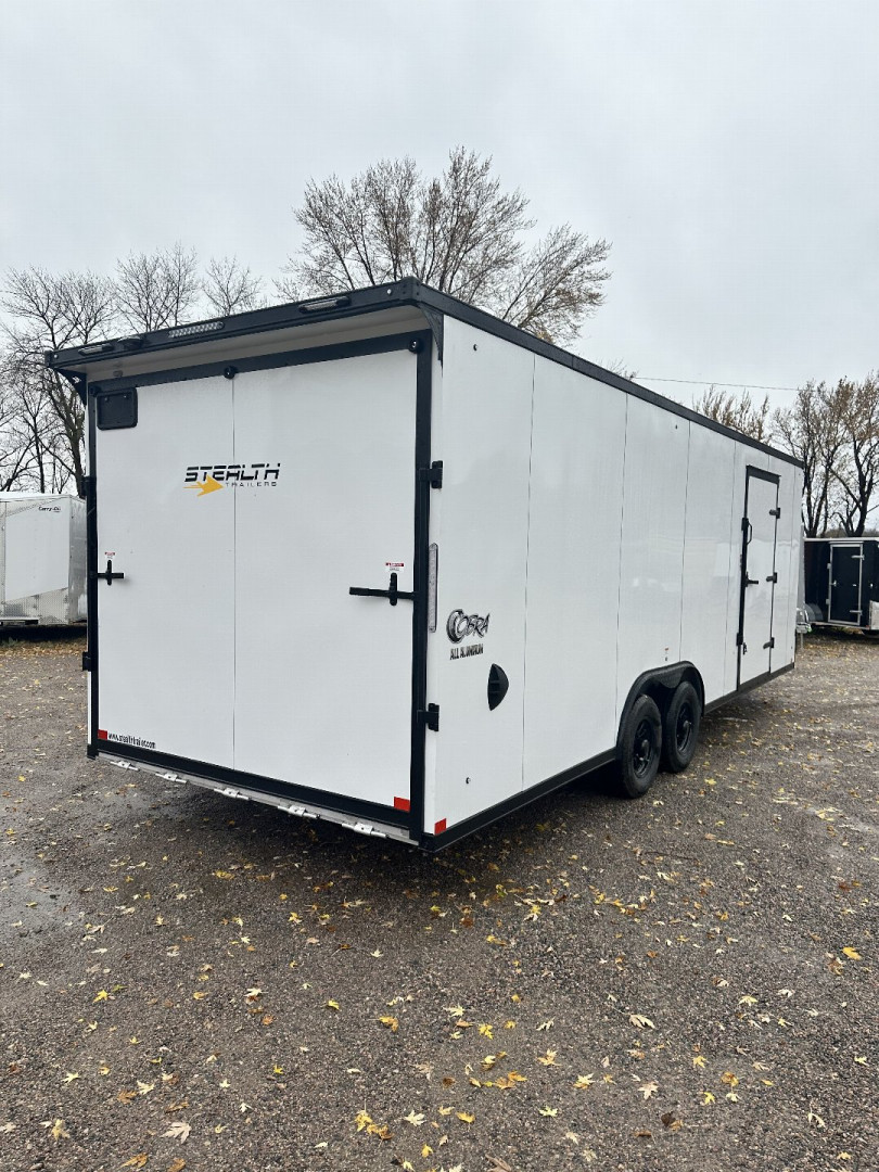 New 2025 STEALTH TRAILERS 8.5x24 Cobra Aluminum Enclosed Cargo Trailer / Enclosed Trailer