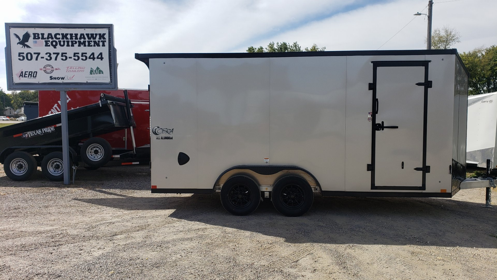 New 2025 STEALTH TRAILERS 7.5x16 Cobra All Aluminum Enclosed Trailer Cargo / Enclosed Trailer