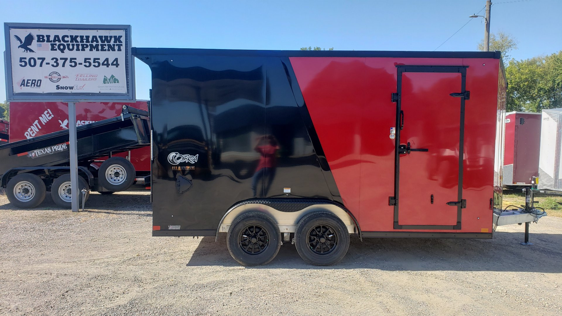 New 2025 STEALTH TRAILERS 7.5x14 Aluminum Cobra Enclosed Cargo / Enclosed Trailer