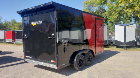 New 2025 STEALTH TRAILERS 7.5x14 Aluminum Cobra Enclosed Cargo / Enclosed Trailer