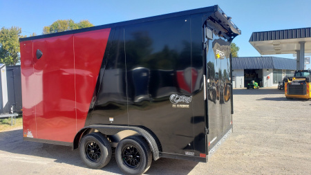 New 2025 STEALTH TRAILERS 7.5x14 Aluminum Cobra Enclosed Cargo / Enclosed Trailer