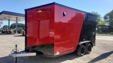 New 2025 STEALTH TRAILERS 7.5x14 Aluminum Cobra Enclosed Cargo / Enclosed Trailer