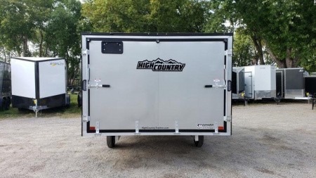 New 2025 HIGH COUNTRY HFS101X12 8.5x12 CROSSOVER Enclosed Cargo 2 Place Snowmobile Trailer