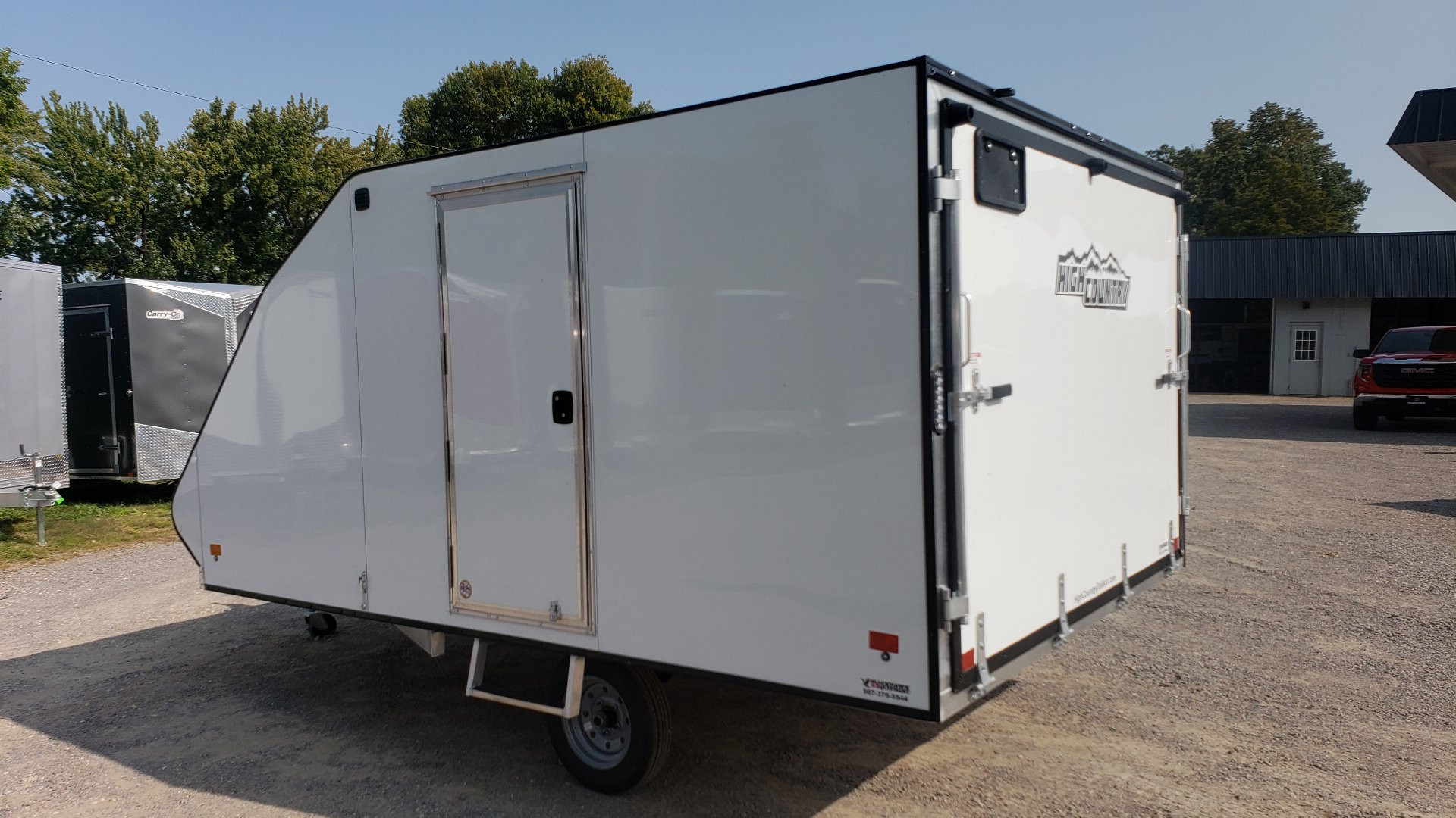 New 2025 High Country 101X12 8.5x12 Aluminum Cargo Enclosed 2 Place Snowmobile Trailer