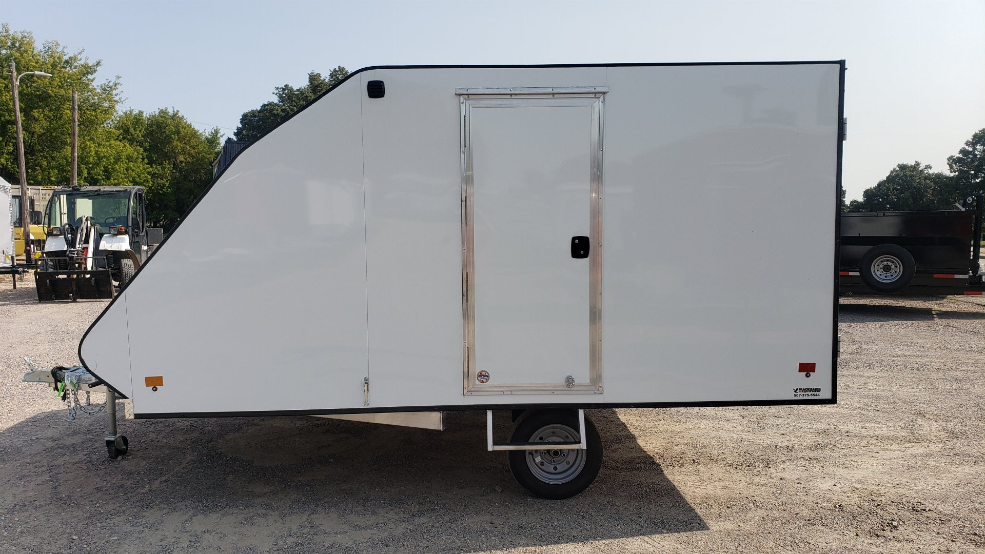 New 2025 High Country 101X12 8.5x12 Aluminum Cargo Enclosed 2 Place Snowmobile Trailer