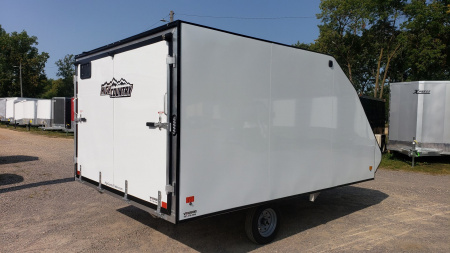New 2025 High Country 101X12 8.5x12 Aluminum Cargo Enclosed 2 Place Snowmobile Trailer