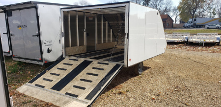 New 2025 High Country 101X12 8.5x12 Aluminum Cargo Enclosed 2 Place Snowmobile Trailer