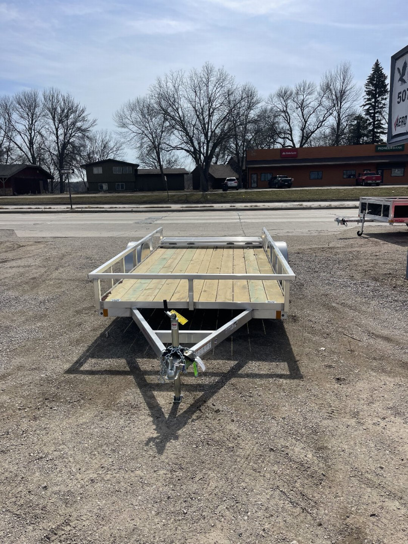 New 2025 HIGH COUNTRY TRAILERS 80x14 (6.5x14)Aluminum Utility Trailer with Split Ramp