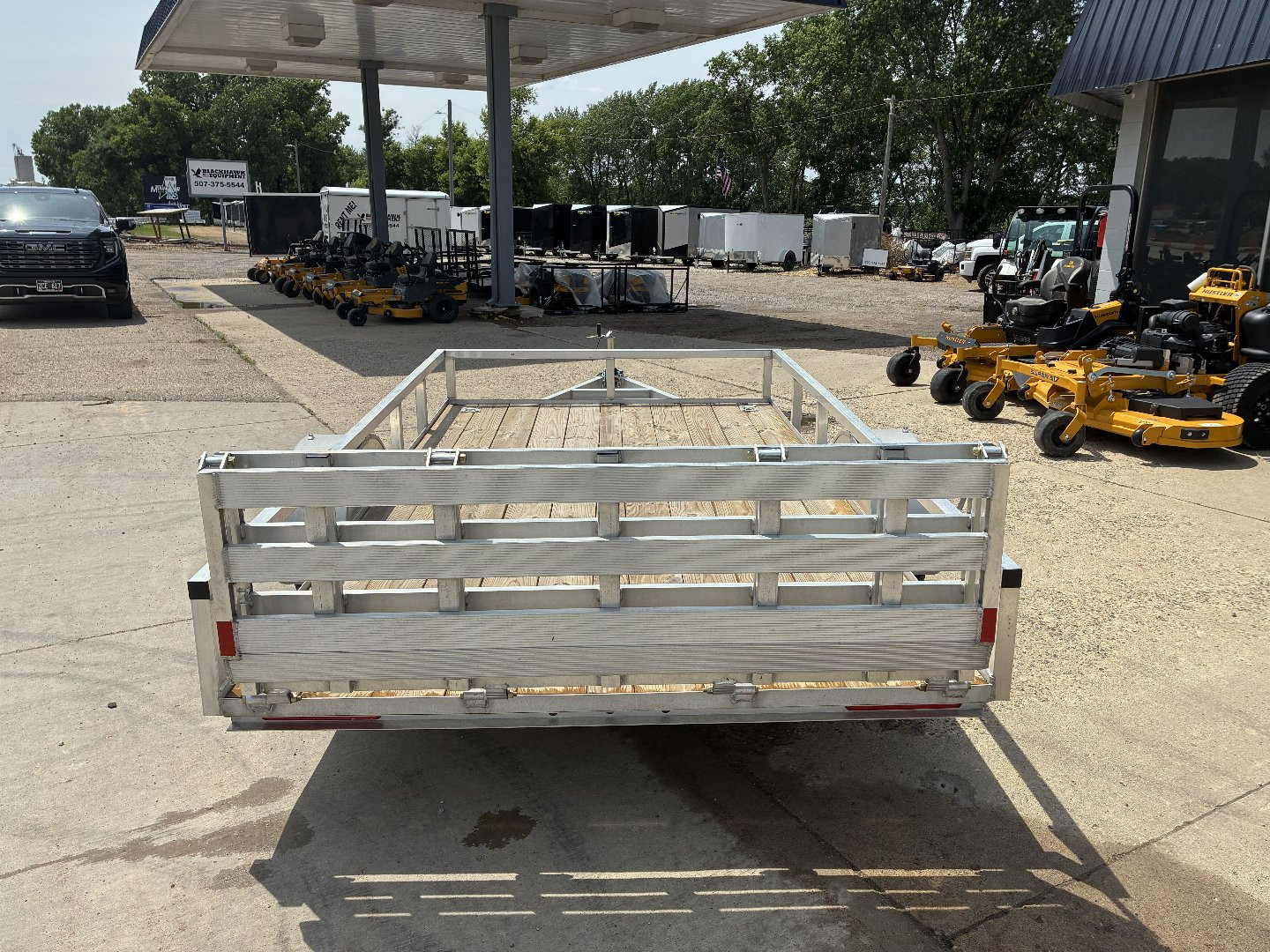 New 2025 HIGH COUNTRY 6.5x12 Aluminum Utility Trailer with Split Ramp