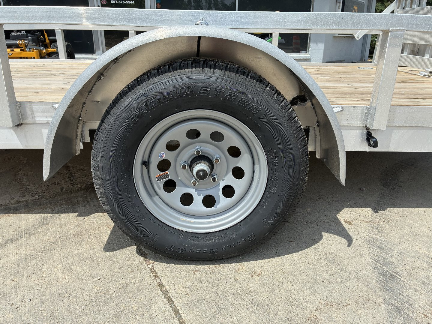 New 2025 HIGH COUNTRY 6.5x12 Aluminum Utility Trailer with Split Ramp