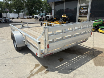 New 2025 HIGH COUNTRY 6.5x12 Aluminum Utility Trailer with Split Ramp