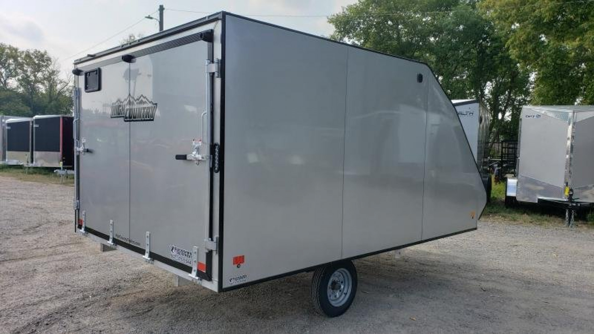 New 2025 HIGH COUNTRY 101X12 8.5x12 Aluminum Enclosed Cargo Snowmobile Trailer