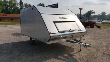 New 2025 HIGH COUNTRY 101X12 8.5x12 Aluminum Enclosed Cargo Snowmobile Trailer