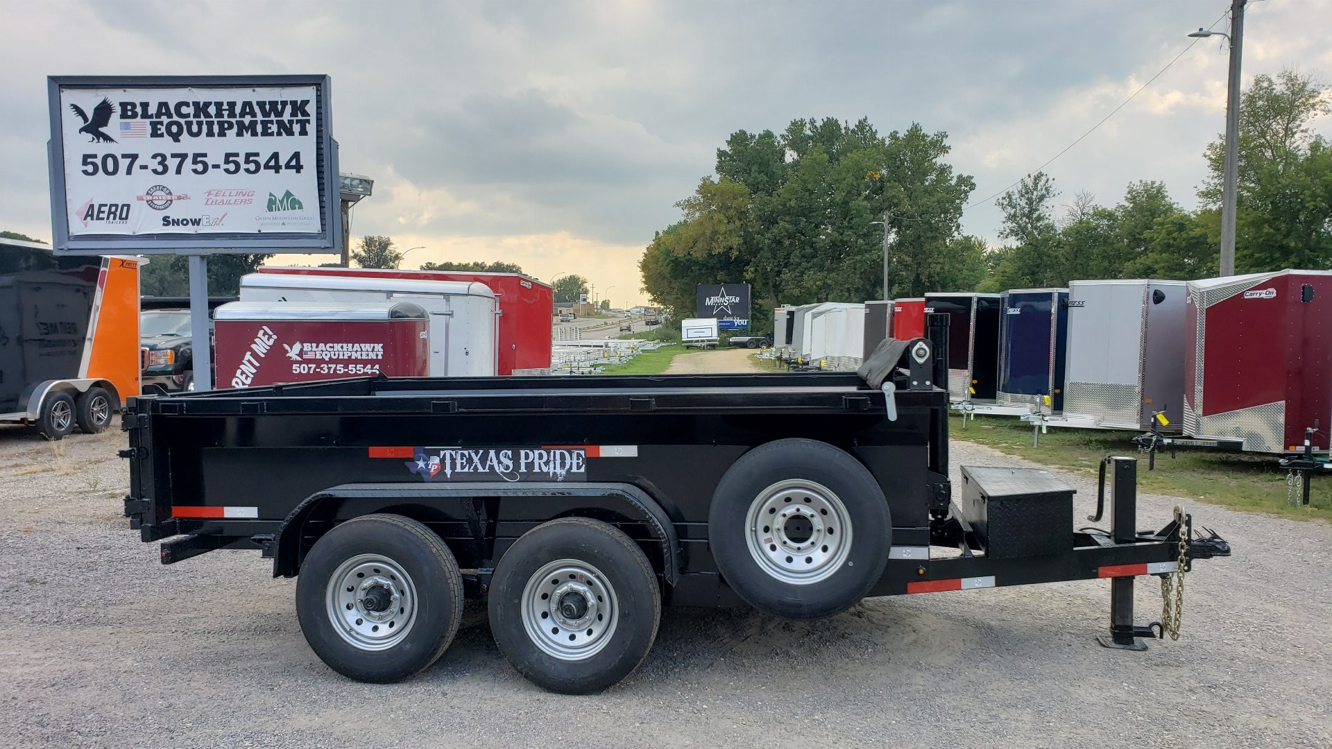 New 2024 Texas Pride Trailers 7x12 14k Dump Trailer
