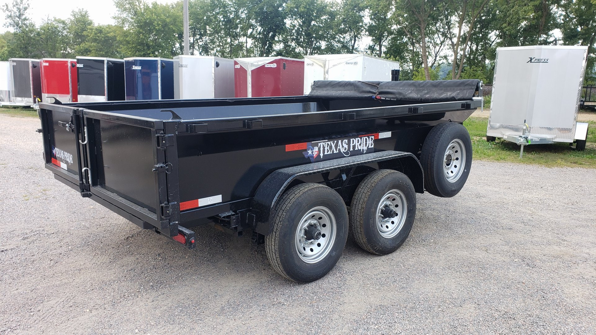 New 2024 Texas Pride Trailers 7x12 14k Dump Trailer