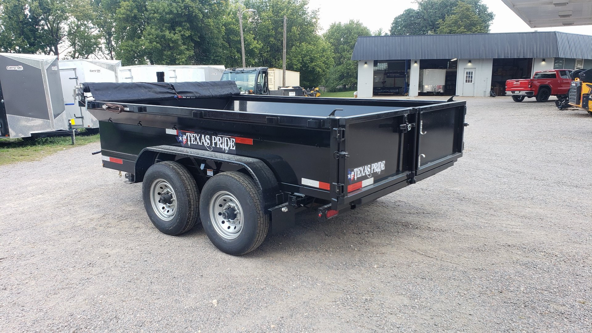 New 2024 Texas Pride Trailers 7x12 14k Dump Trailer