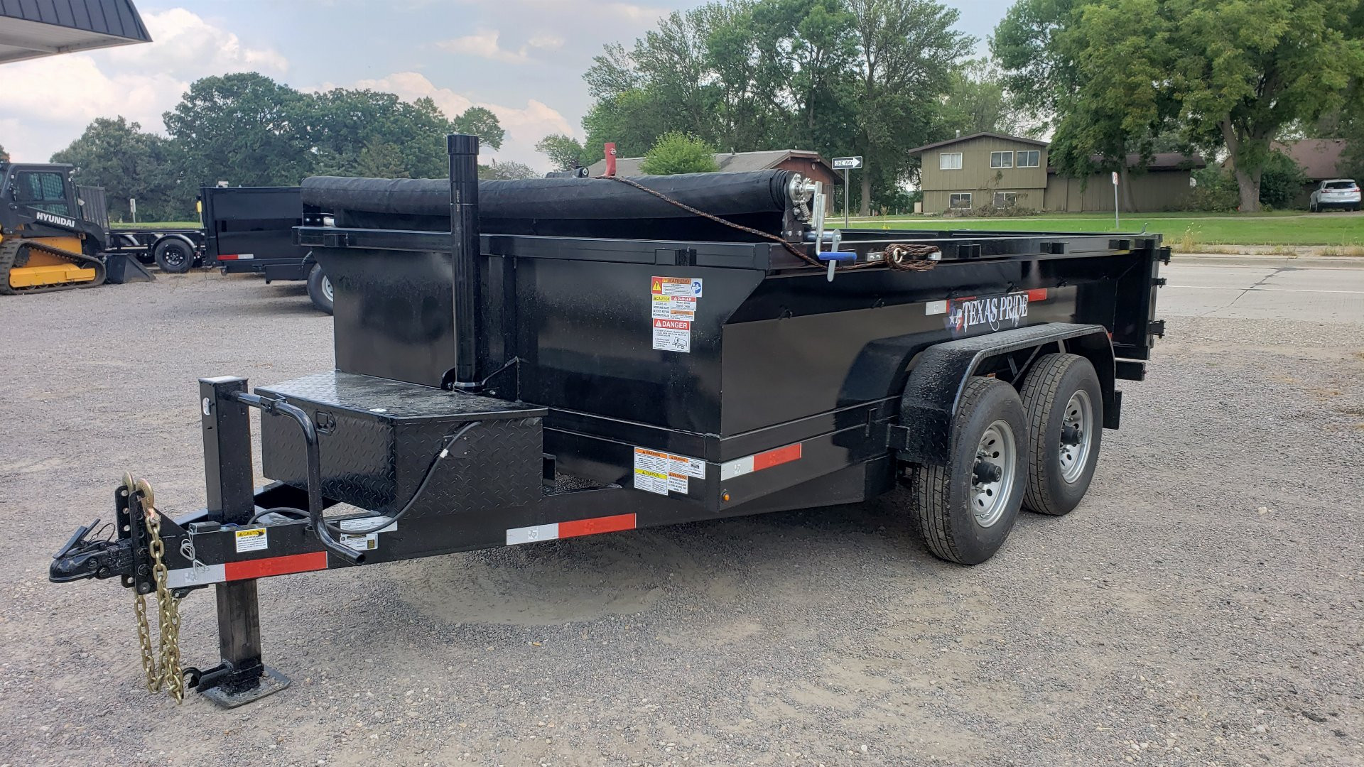 New 2024 Texas Pride Trailers 7x12 14k Dump Trailer