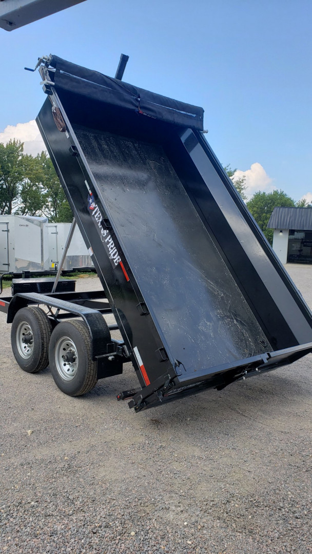 New 2024 Texas Pride Trailers 7x12 14k Dump Trailer