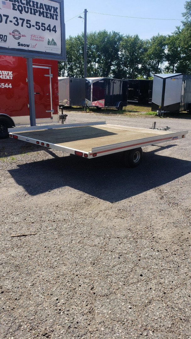 Used 2009 Eagle Trailers 8.5x10 2 Place Snowmobile Trailer