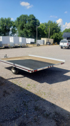 Used 2009 Eagle Trailers 8.5x10 2 Place Snowmobile Trailer